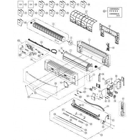 SCREW -CROSS FLOW FAN