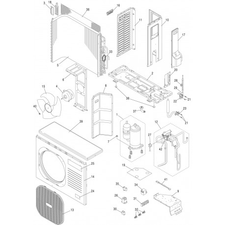 Mounting Plate Fan Motor