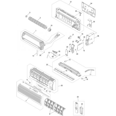 Mounting ASS Y Thermostat