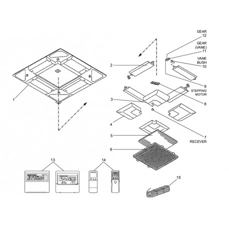 WIRELESS REMOTE CONTROLLER ASSY PAR-SL97A-E