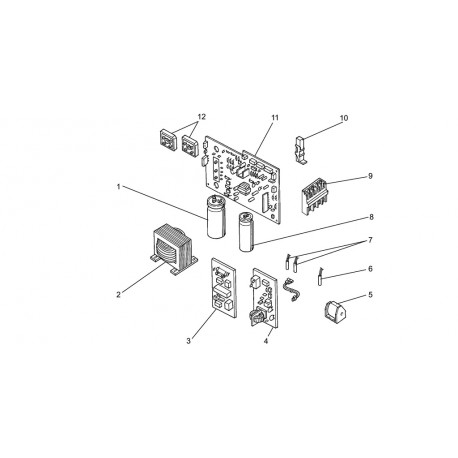 NOISE FILTER P.C. BOARD