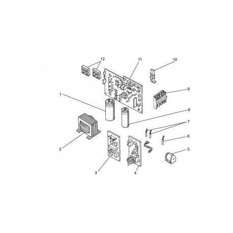 NOISE FILTER P.C. BOARD