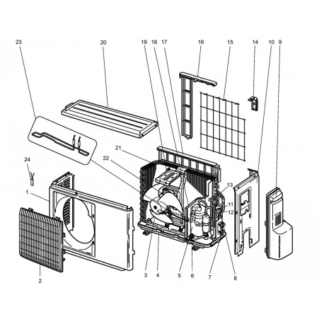 OUTDOOR FAN MOTOR