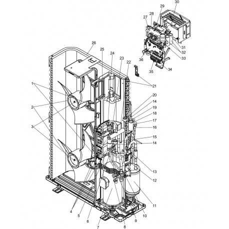 MOTOR FOR COMPRESSOR