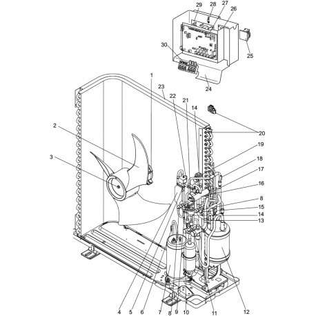 THERMISTOR (OUTDOOR 2-PHASE PIPE OUTDOOR)