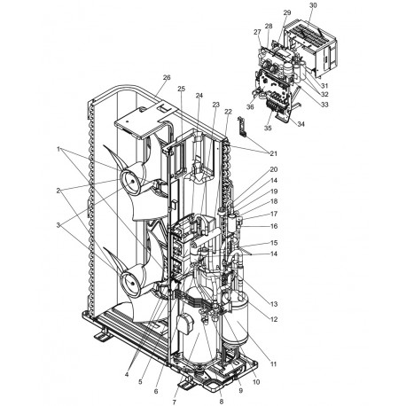 SOLENOID COIL FOUR-WAY VALVE