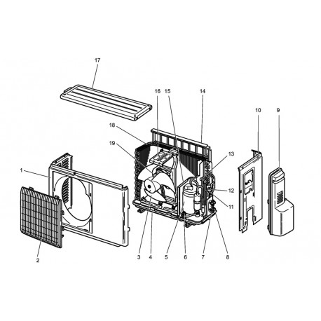 OUTDOOR FAN MOTOR