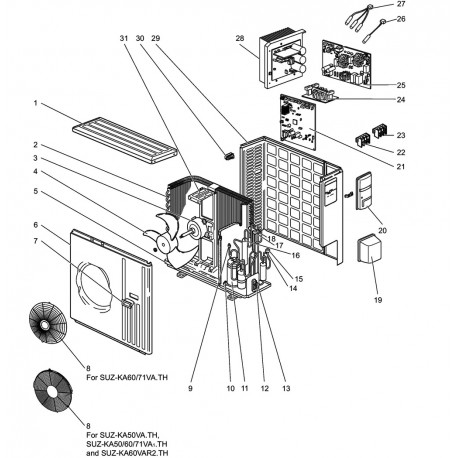 OUTDOOR ELECTRONIC CONTROL P.C. BOARD