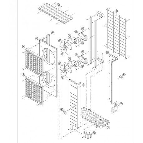 BRACKET FAN MOTOR ASSY