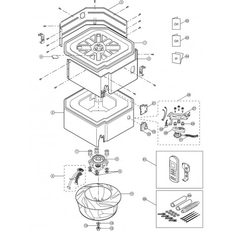 PANEL DRAIN PUMP ASS Y